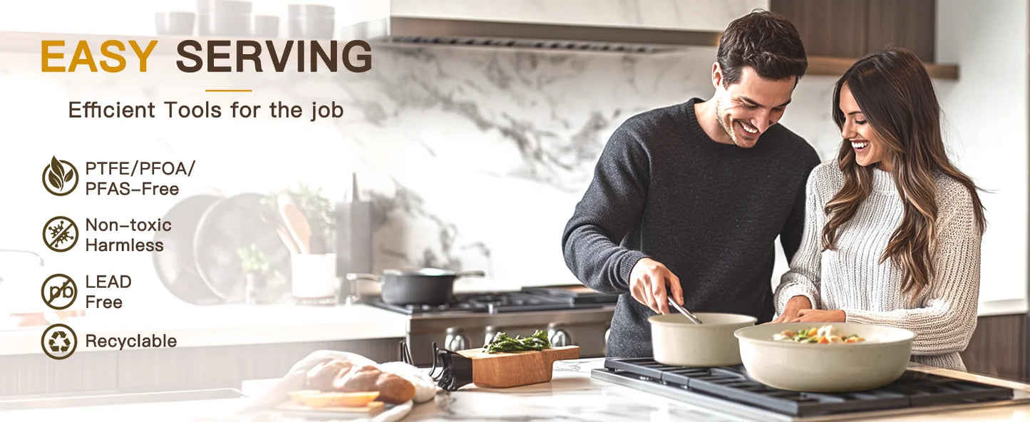 Elegant Non Stick Cookware Set