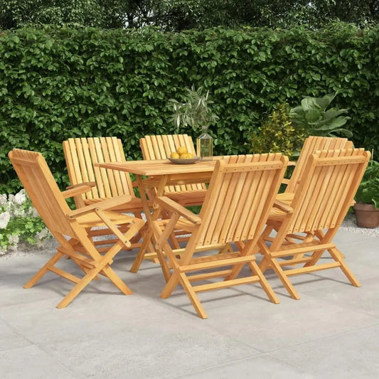 Natural Teak Dining Set