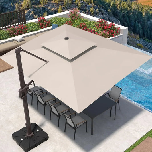 9' X 12' Cantilever Patio Umbrella