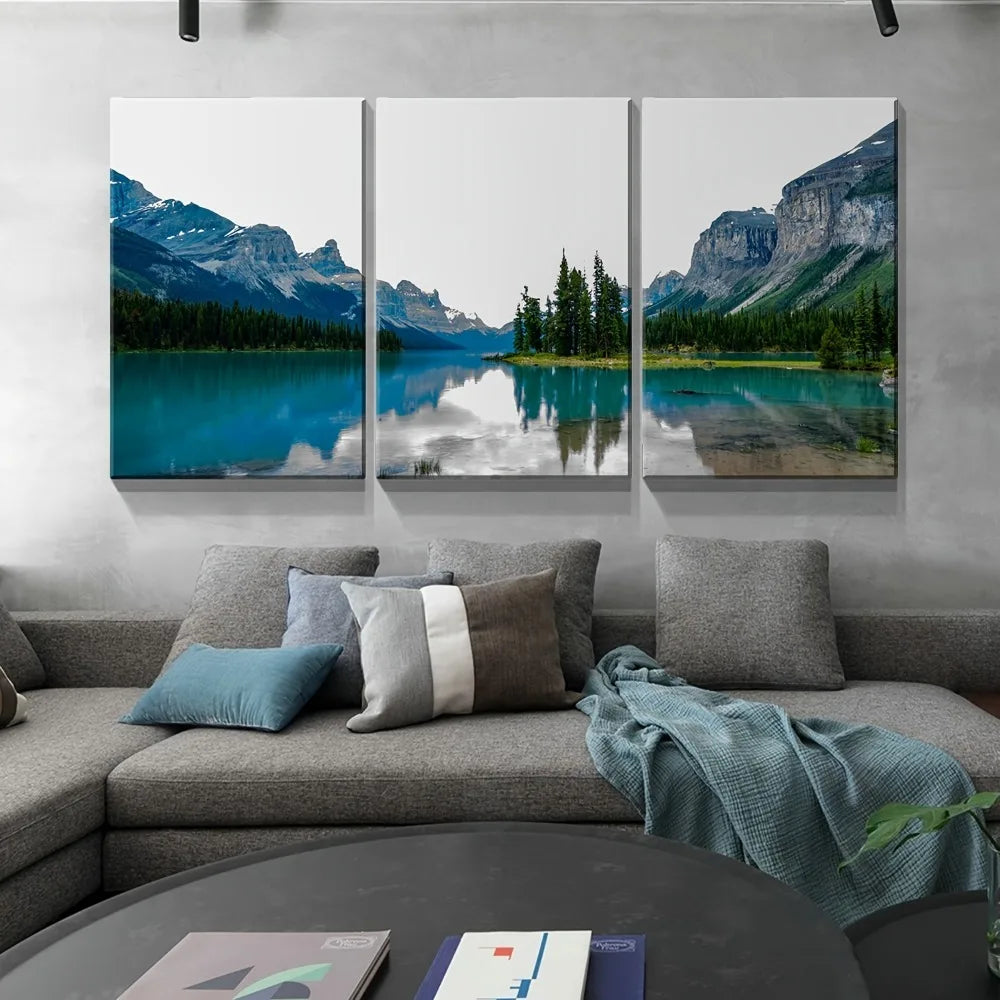 3 canvas wall art prints -