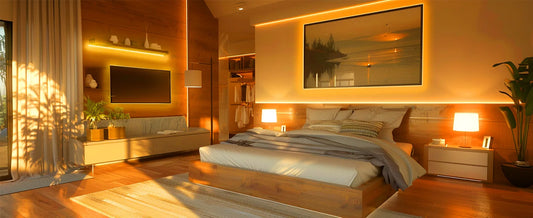 LED Strip Light/ Warm White with RF Remote