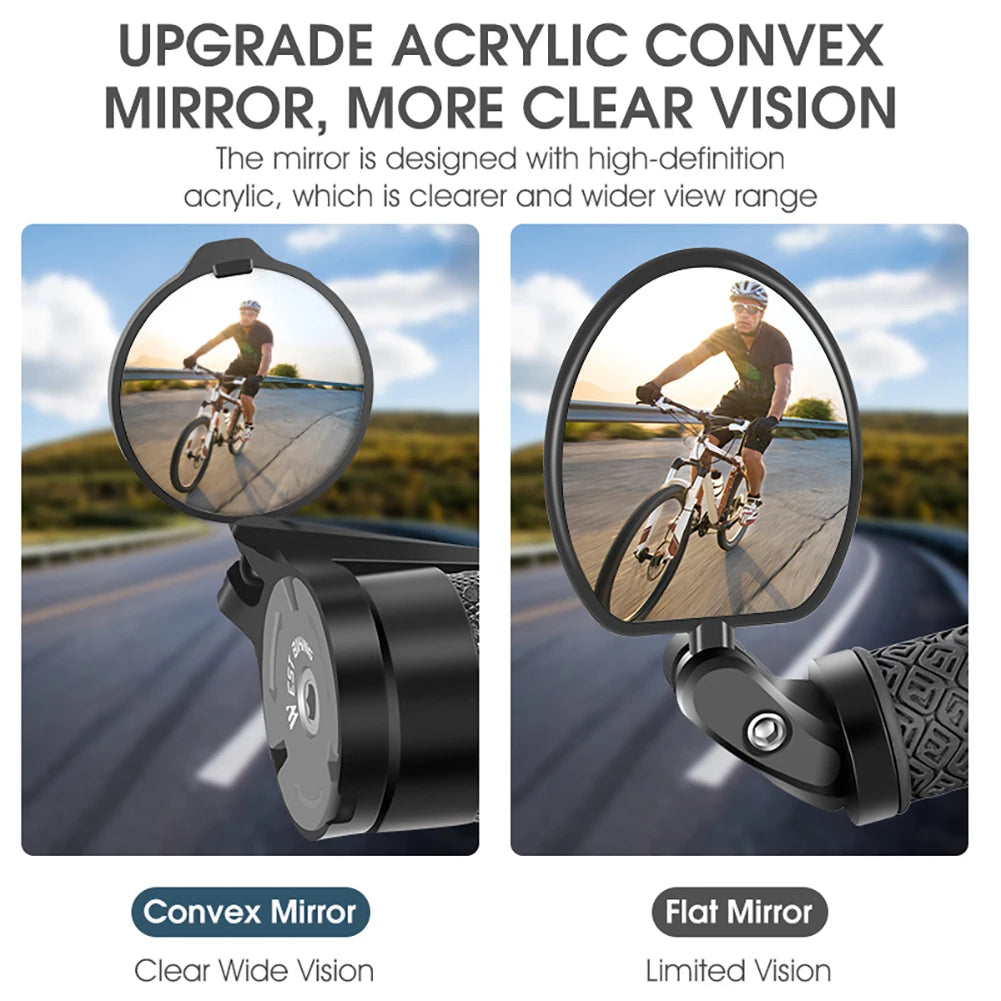 Bike Rear View Mirror for Safety and Style