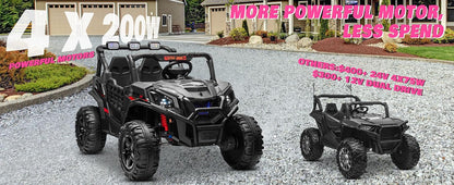 24V XL 2 Seater Ride on Toys Car