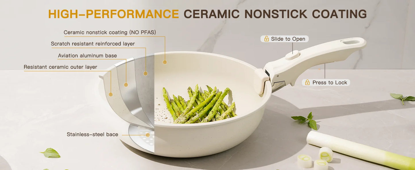 Elegant Non Stick Cookware Set