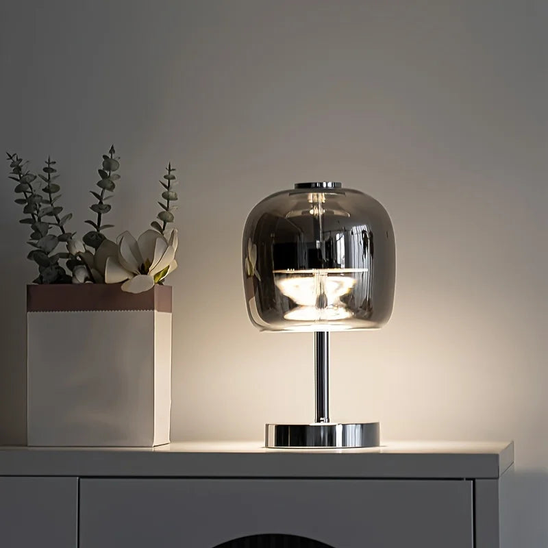 Glass Lamp with dimmer