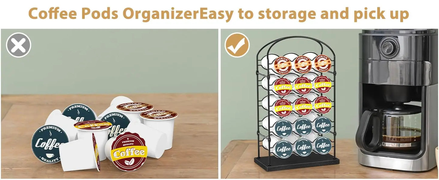 30-Capacity Coffee Pod Organizer