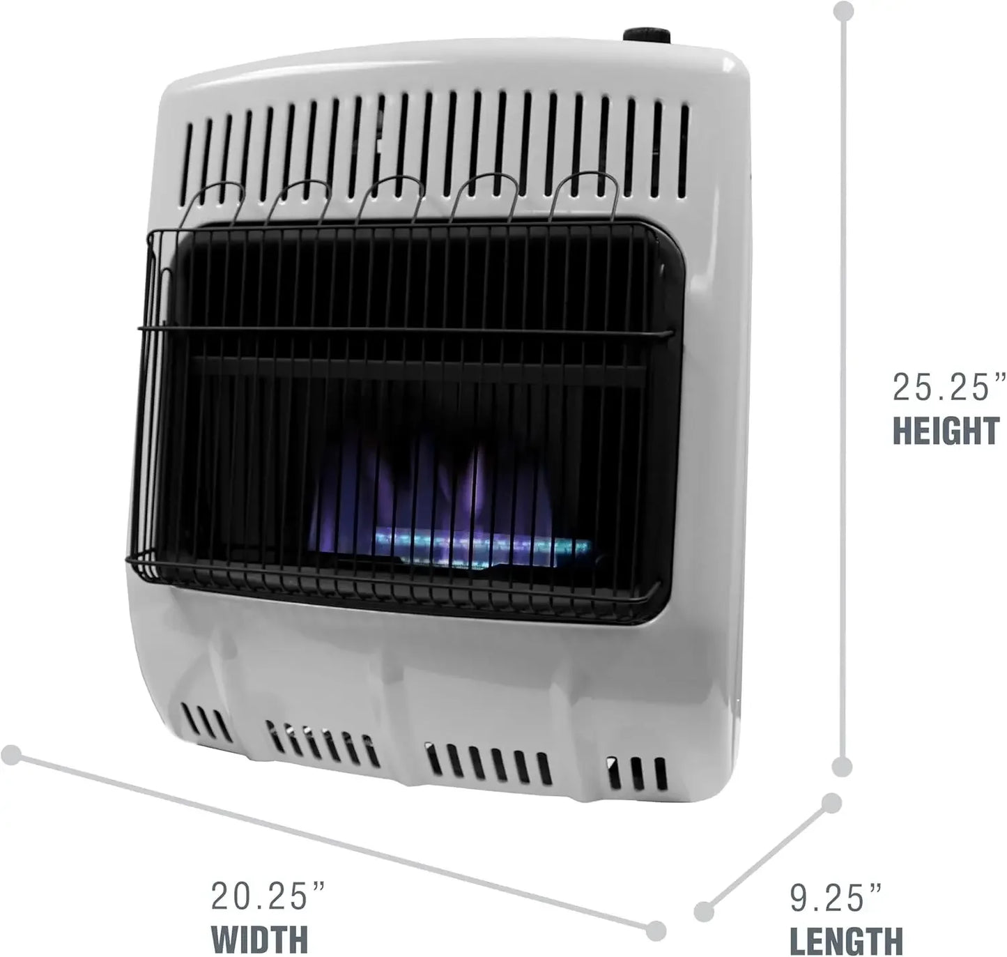20,000 BTU Blue Flame Propane Heater