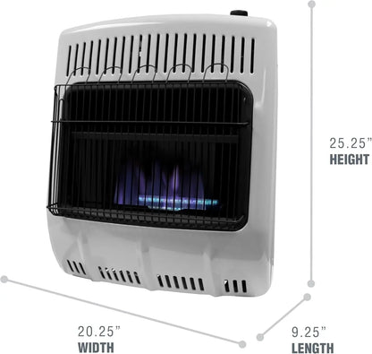20,000 BTU Blue Flame Propane Heater