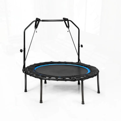 Foldable Fitness Rebounder with Resistance Bands