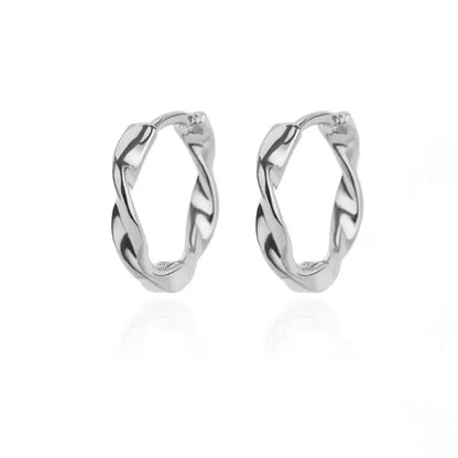 Vintage Square Hoop Earrings