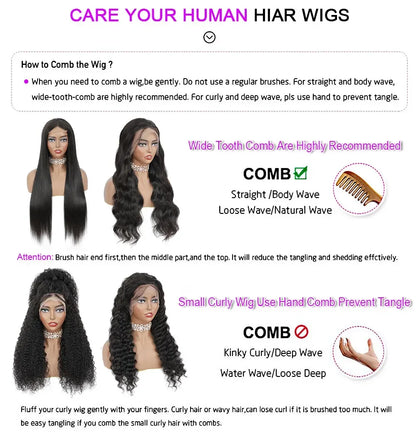Straight V Part Wig 100% Human Hair 1