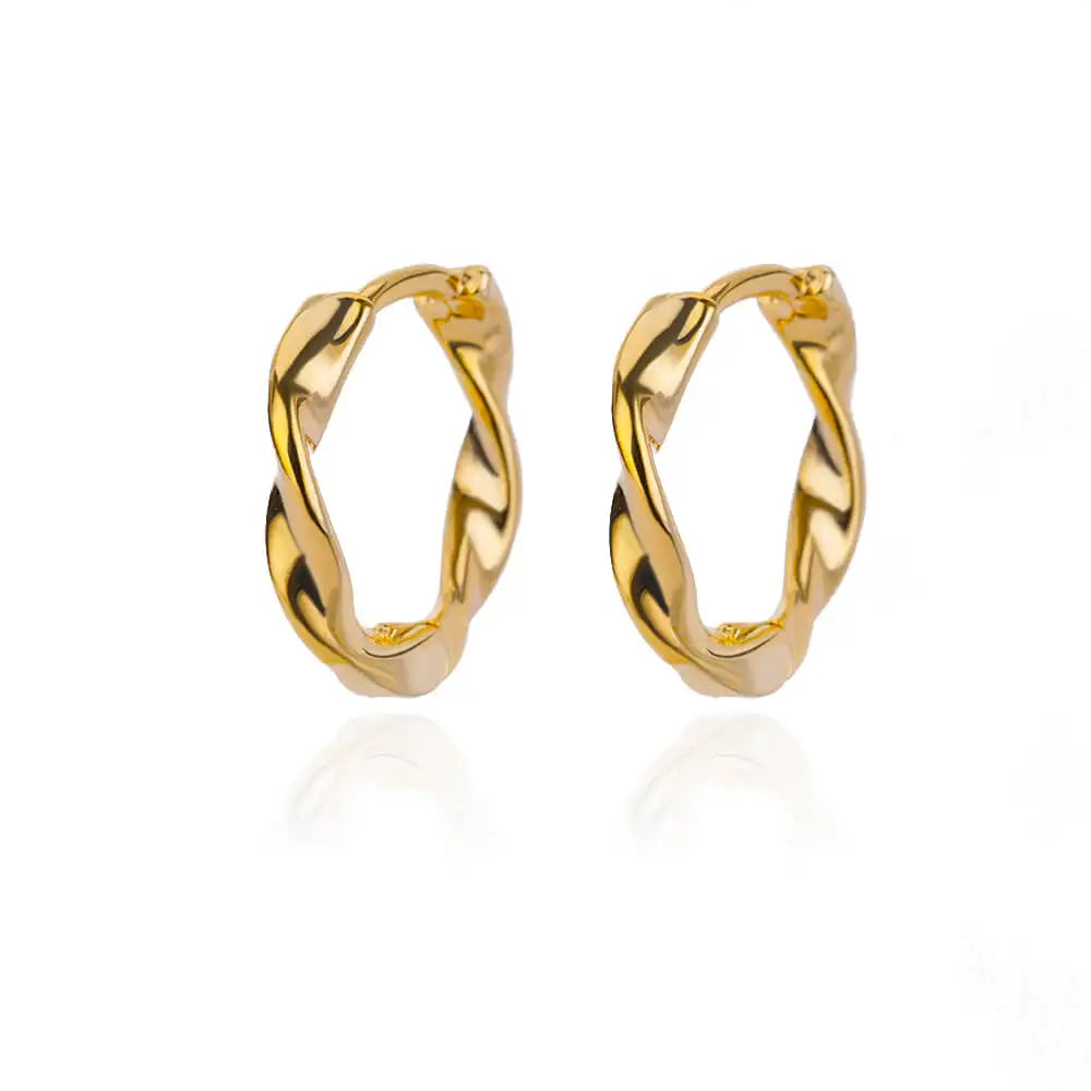 Vintage Square Hoop Earrings