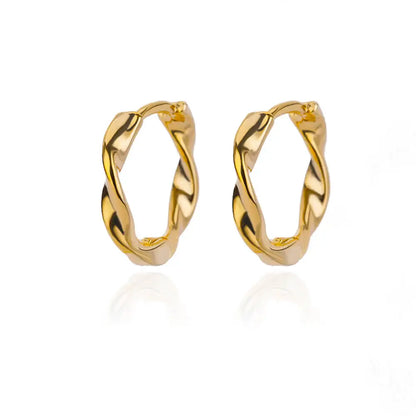 Vintage Square Hoop Earrings