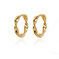 Vintage Square Hoop Earrings