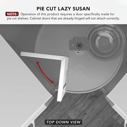 2 Tier Lazy Susan for Corner Base Cabinets