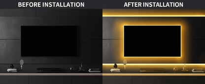 LED Strip Light/ Warm White with RF Remote