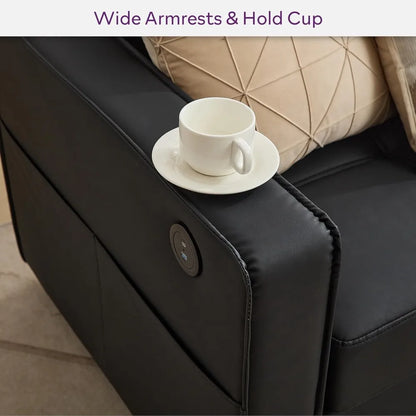 Faux Leather Sofa Couch