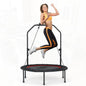 Foldable Fitness Rebounder with Resistance Bands