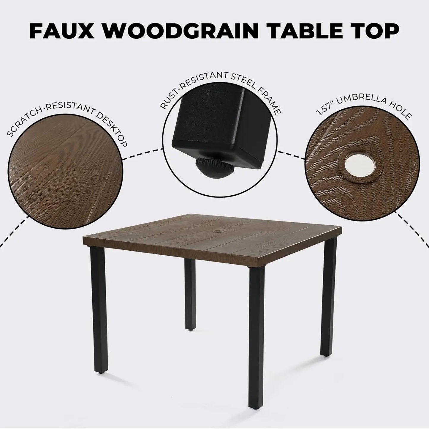 5-Piece Outdoor Dining Set, To Make your Patio say WOW