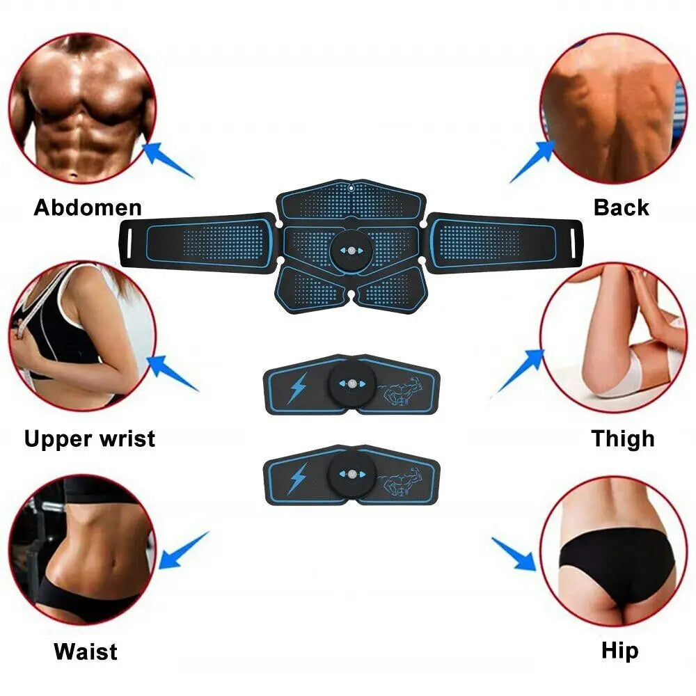 Rechargeable Abdominal Training/ Electric Slimming Patch Body Shaping Massager