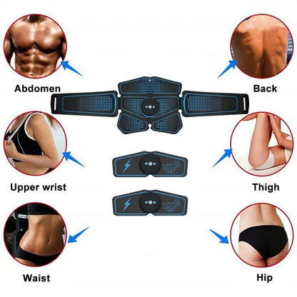 Rechargeable Abdominal Training/ Electric Slimming Patch Body Shaping Massager