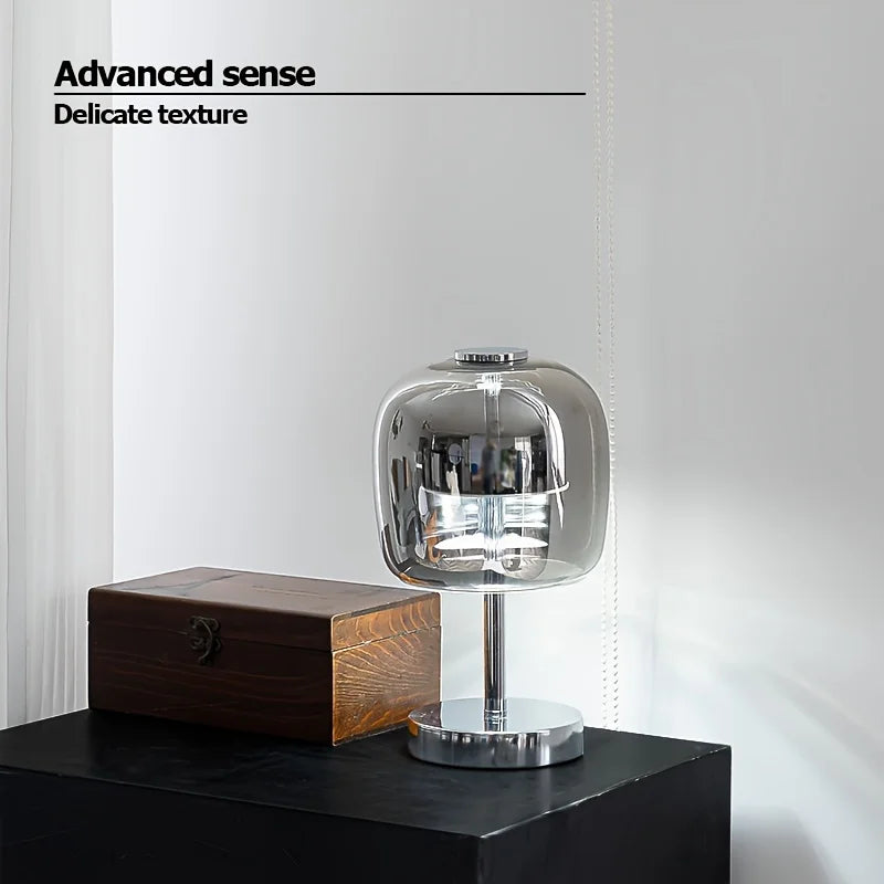 Glass Lamp with dimmer