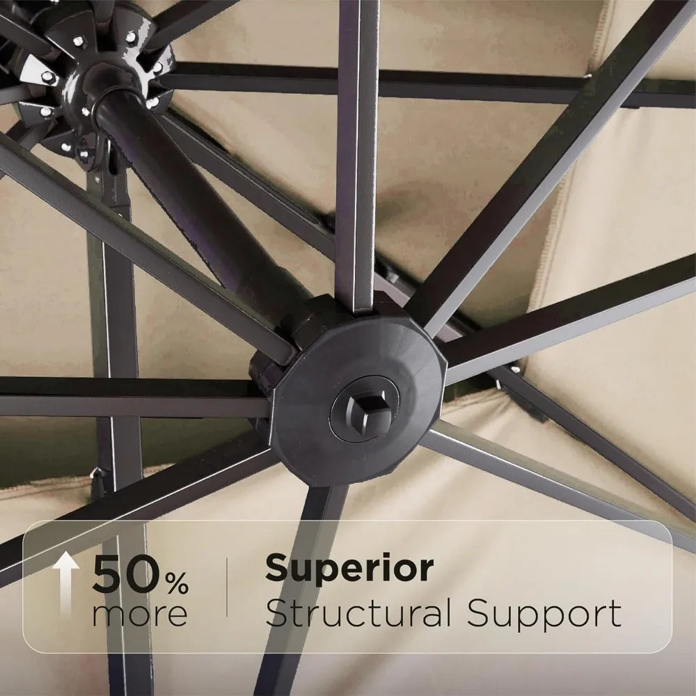 9' X 12' Cantilever Patio Umbrella