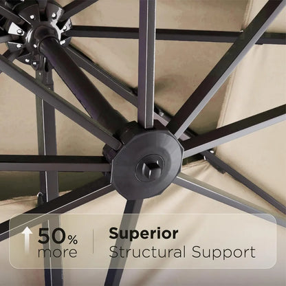 9' X 12' Cantilever Patio Umbrella