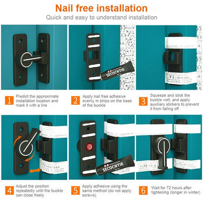Luminous Sliding Barn Door Latch