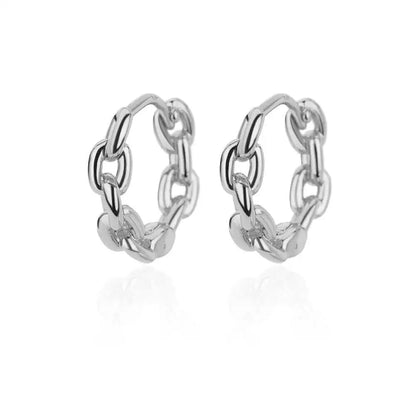 Vintage Square Hoop Earrings