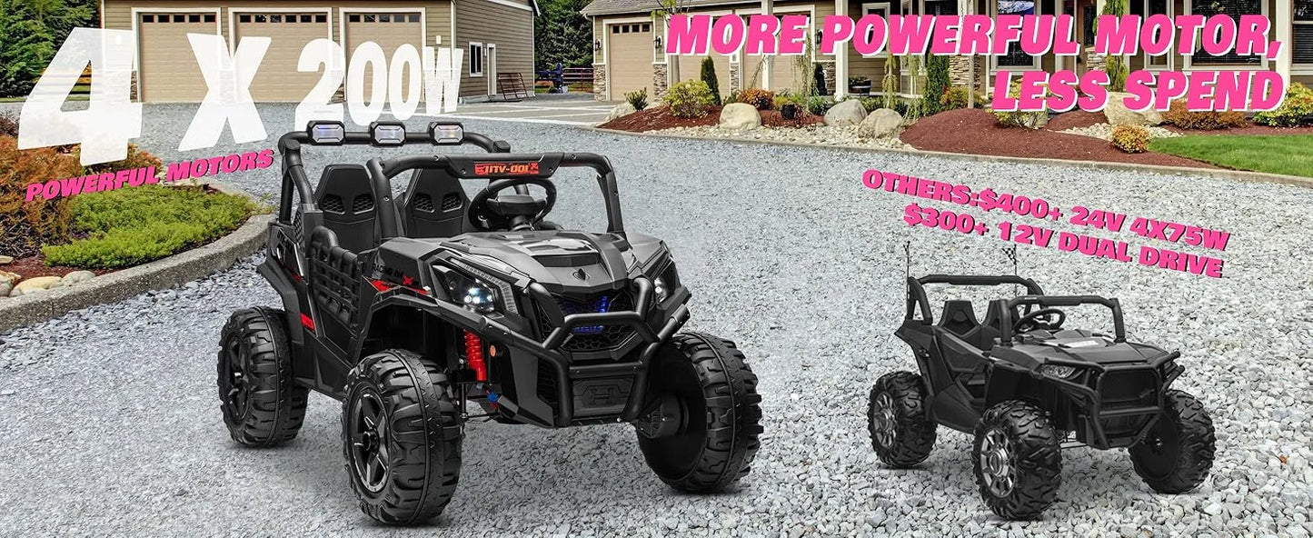 24V XL 2 Seater Ride on Toys Car