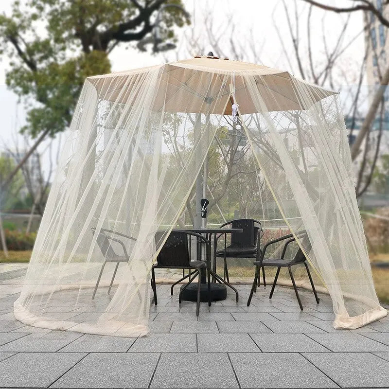 Mosquito Netting for the Umbrella