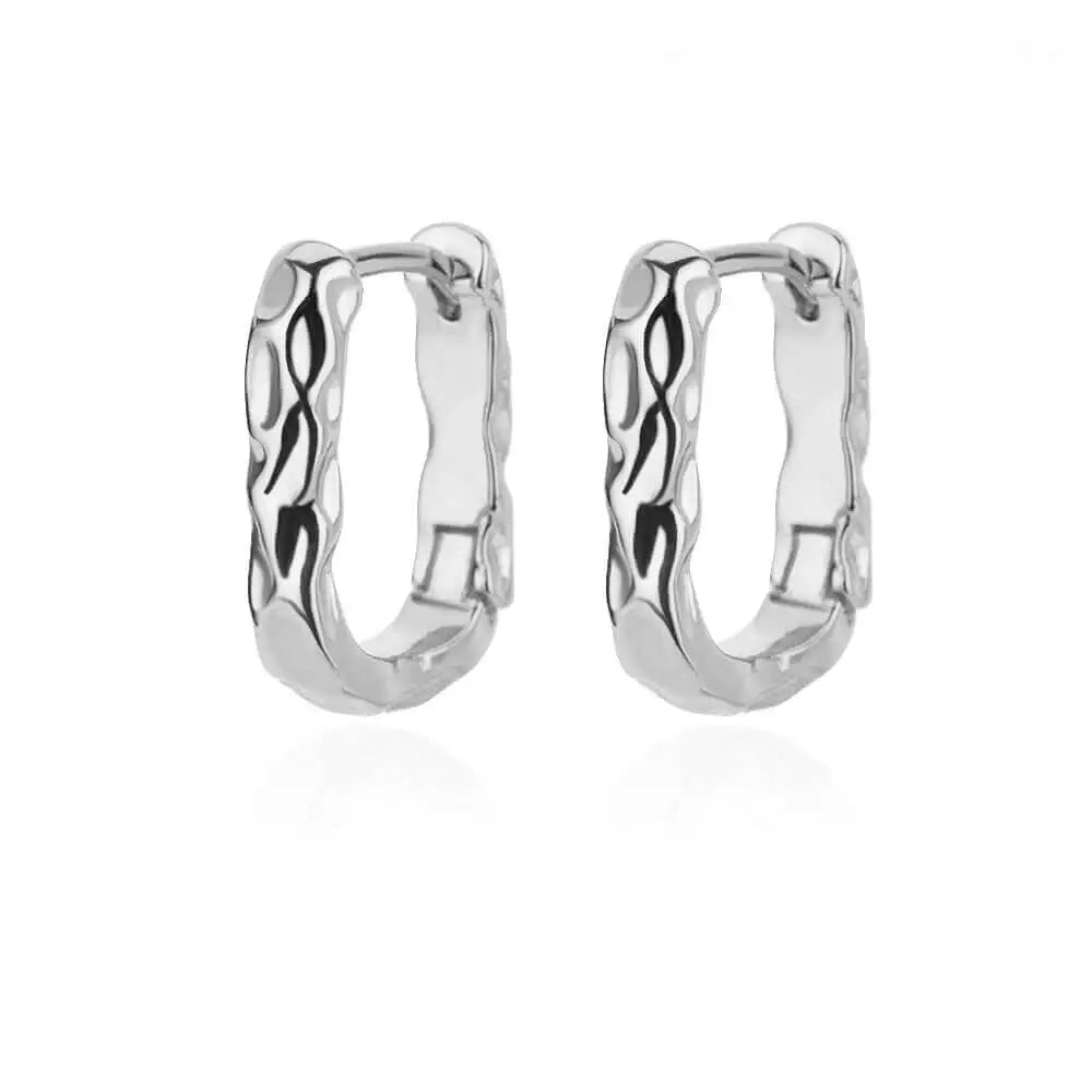 Vintage Square Hoop Earrings