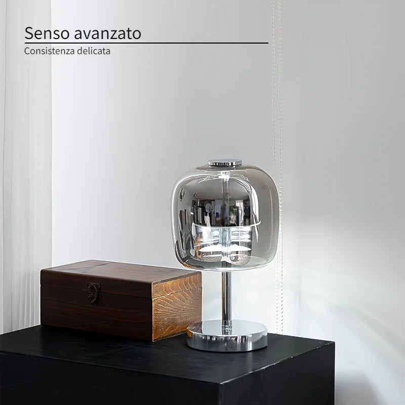 Glass Lamp with dimmer