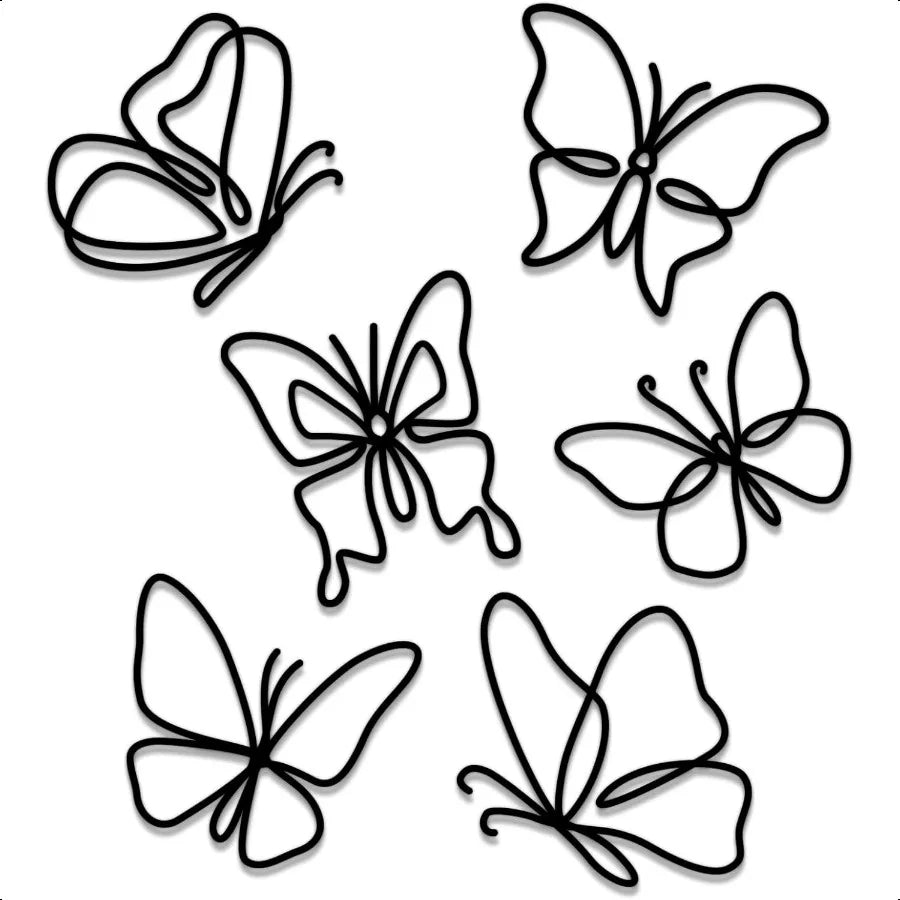 Hanging Metal Butterfly s