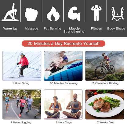 Rechargeable Abdominal Training/ Electric Slimming Patch Body Shaping Massager