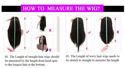 Straight V Part Wig 100% Human Hair 1