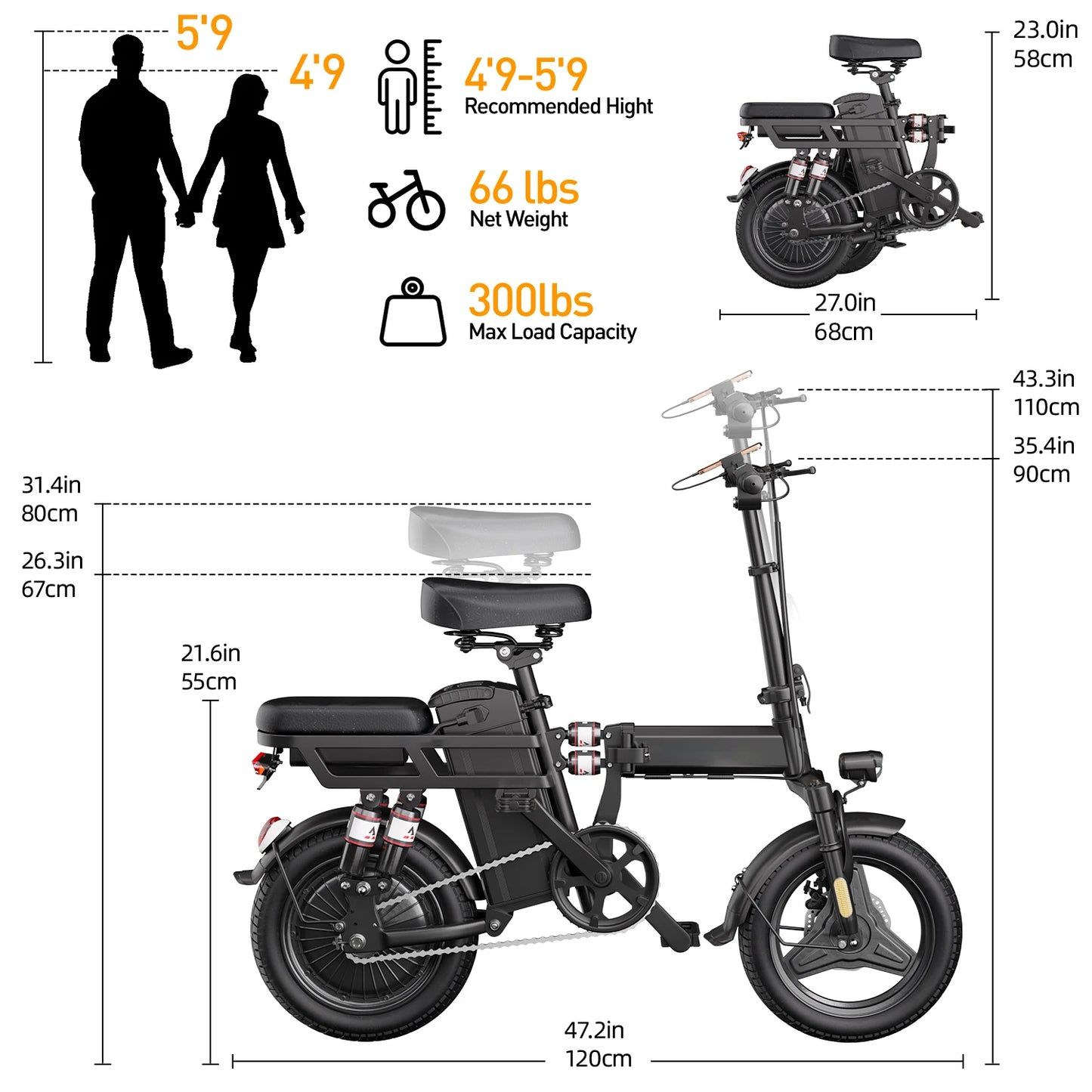 Folding Electric Motorcycle