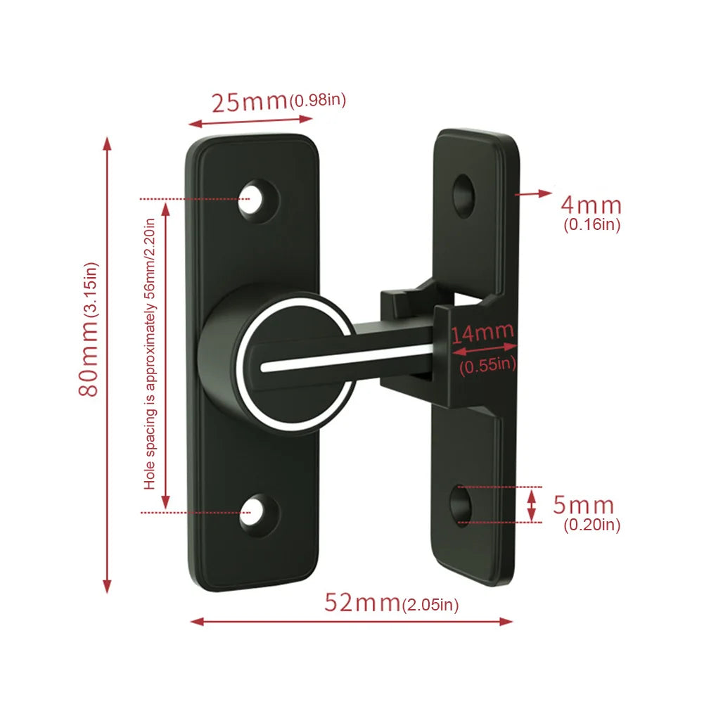 Luminous Sliding Barn Door Latch