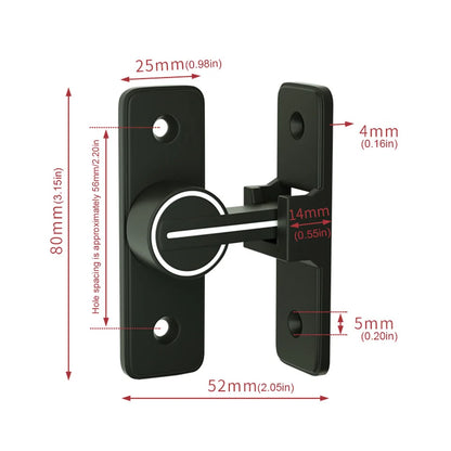 Luminous Sliding Barn Door Latch
