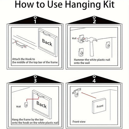 3 canvas wall art prints -