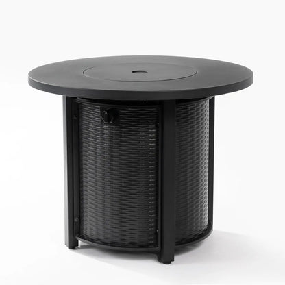 Steel Outdoor Fire Table/ with LID