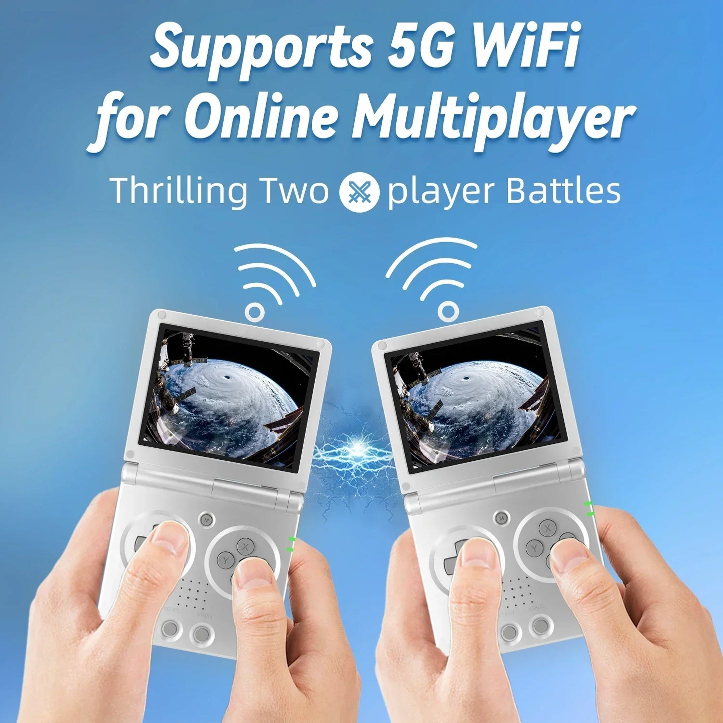 3.5'' IPS Screen Flip Handheld Console