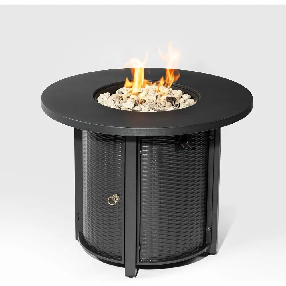 Steel Outdoor Fire Table/ with LID