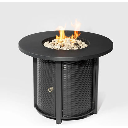 Steel Outdoor Fire Table/ with LID