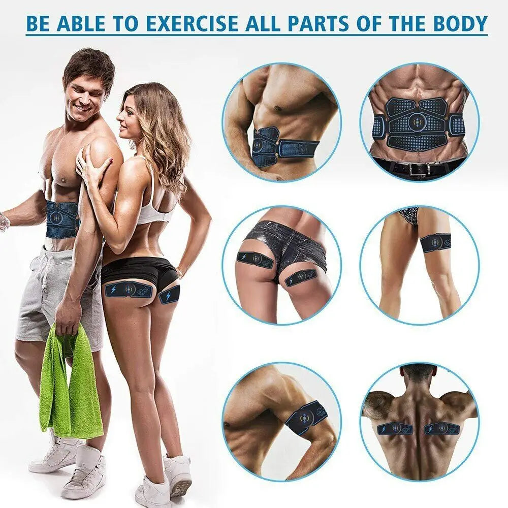 Rechargeable Abdominal Training/ Electric Slimming Patch Body Shaping Massager