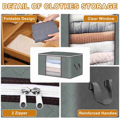 6pcs Large Container for Storage