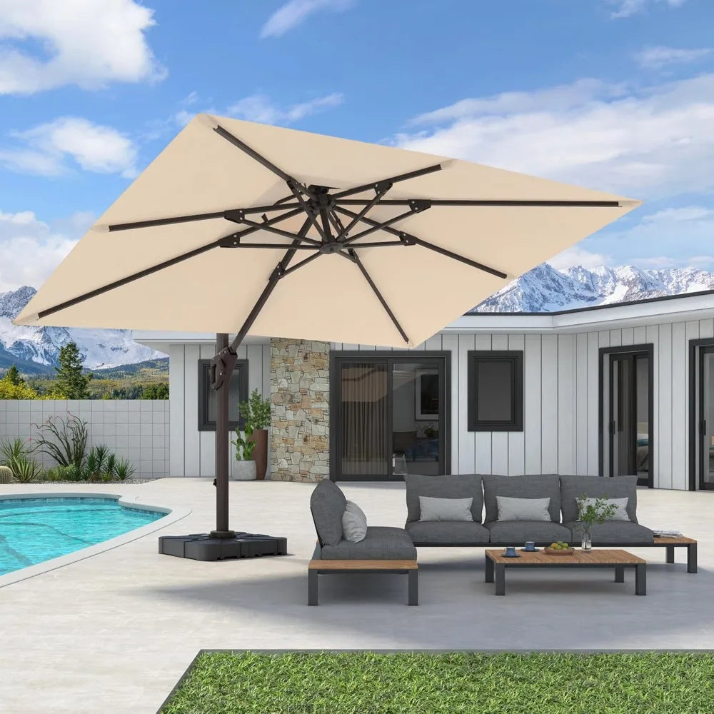 9' X 12' Cantilever Patio Umbrella