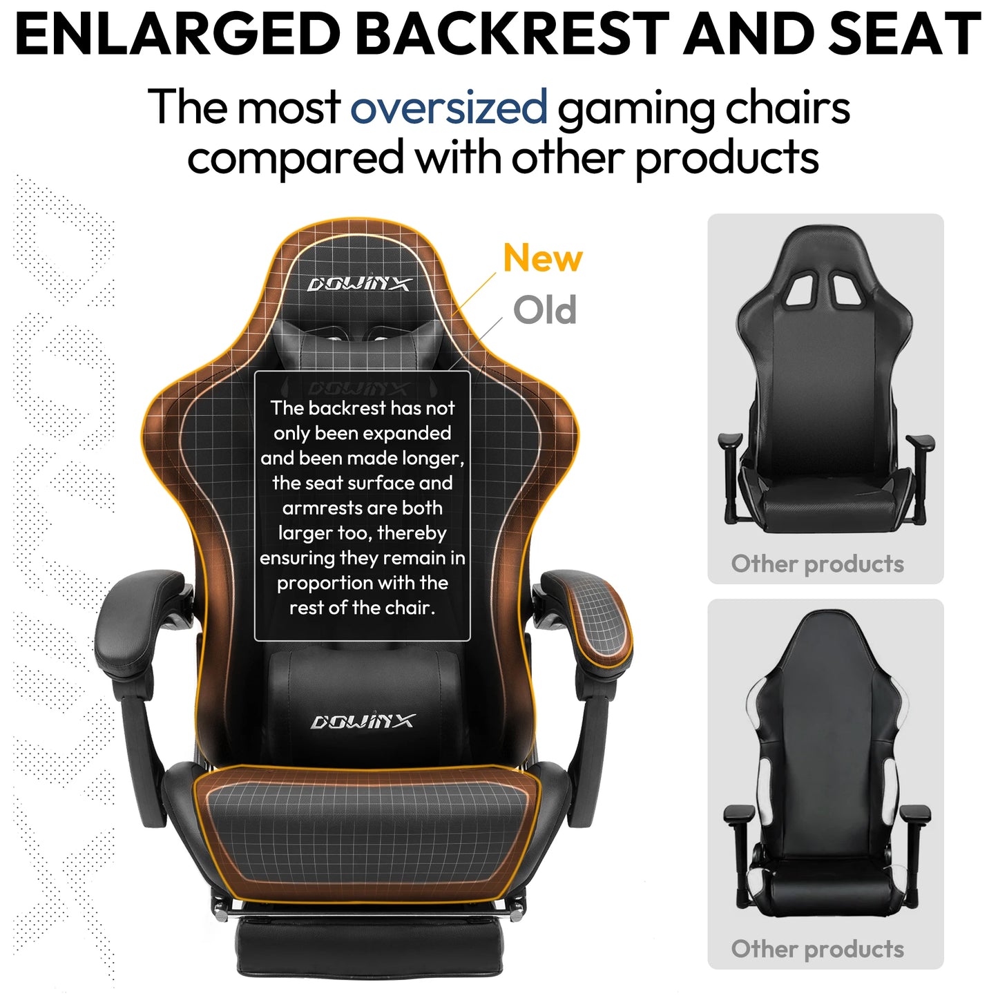 Ergonomic Office Recliner  with Massage