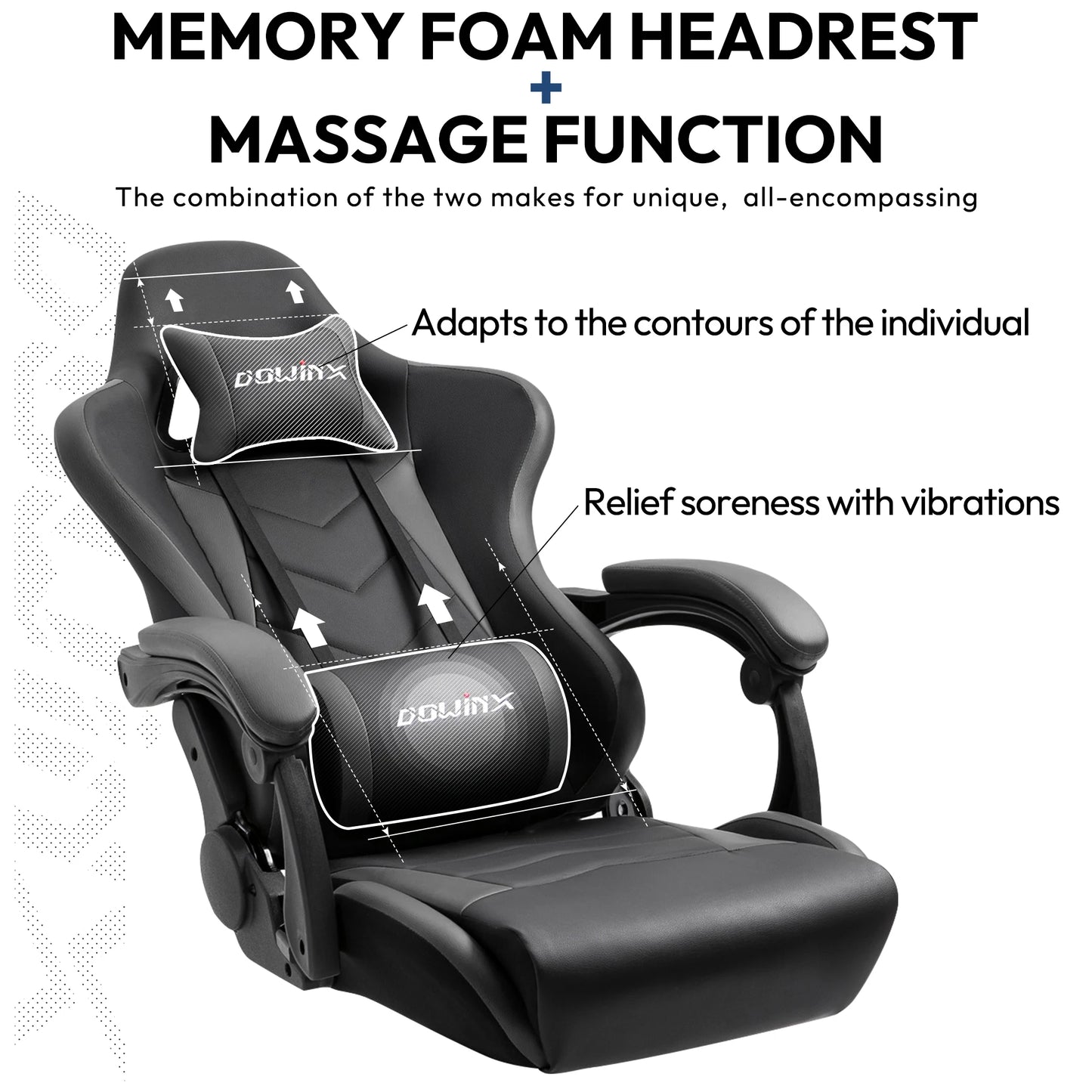 Ergonomic Office Recliner  with Massage